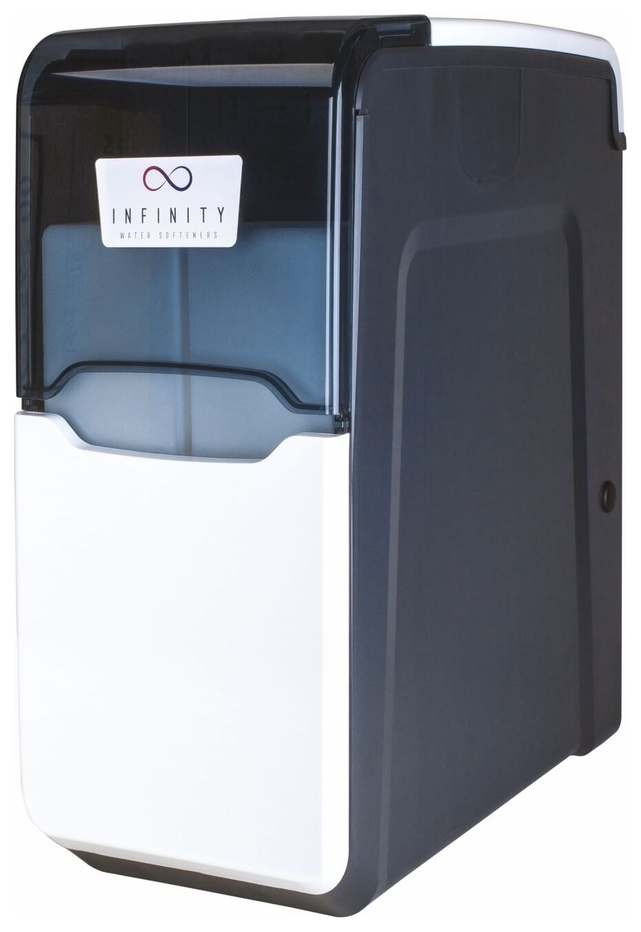 Infinity T4 water softener front-right view on white background