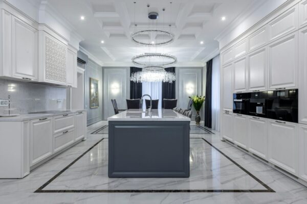 Water softener vs water filter comparison in a modern kitchen